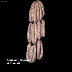 Chicken, Spinach & Pinenut Sausages