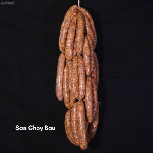 San choy bau pork sausages