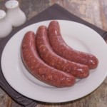 smokey beef & maple sausages