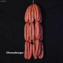 Cheeseburger sausages
