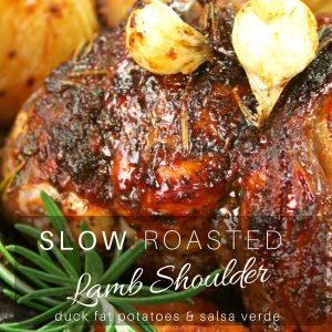 slow roasted lamb