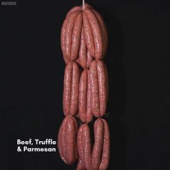Beef, Truffle & Parmesan Sausages 600x600 feature image