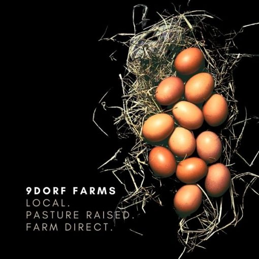 9DORF Farms pastured eggs