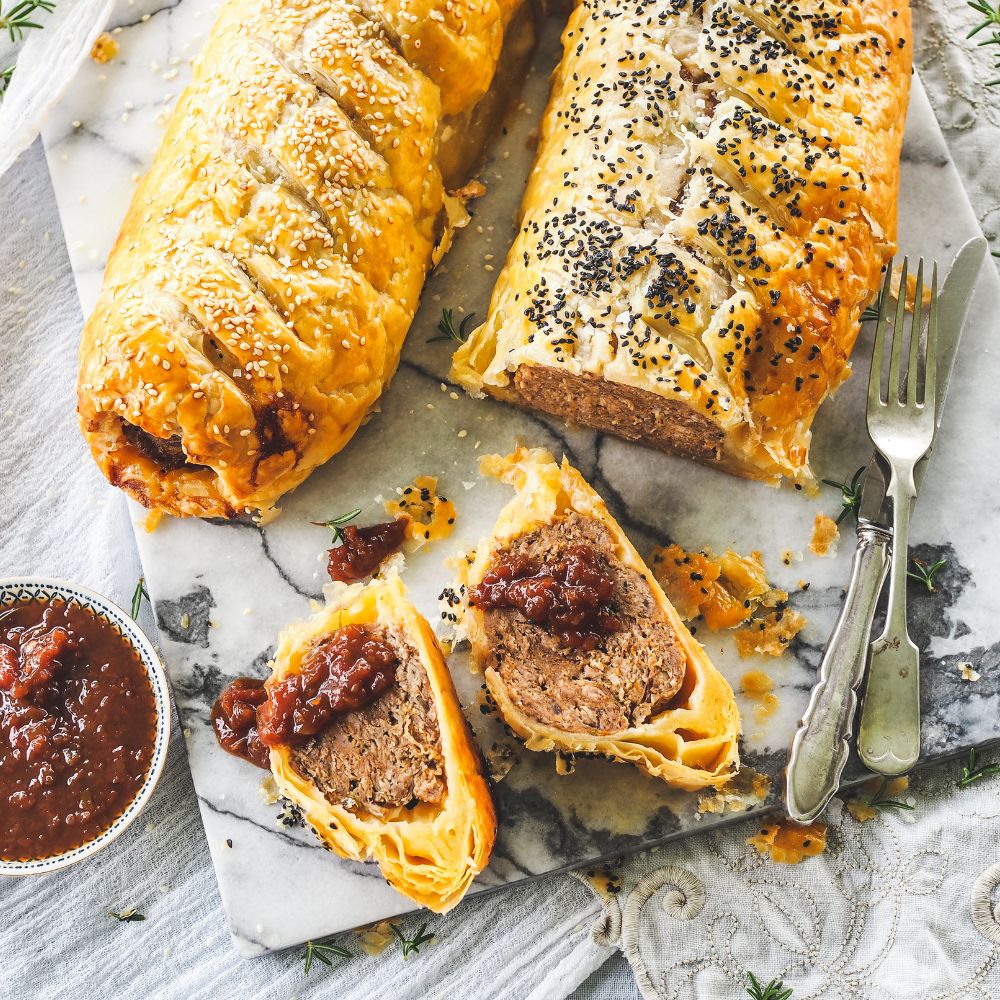 Jumbo Lamb Shoulder Sausage Roll