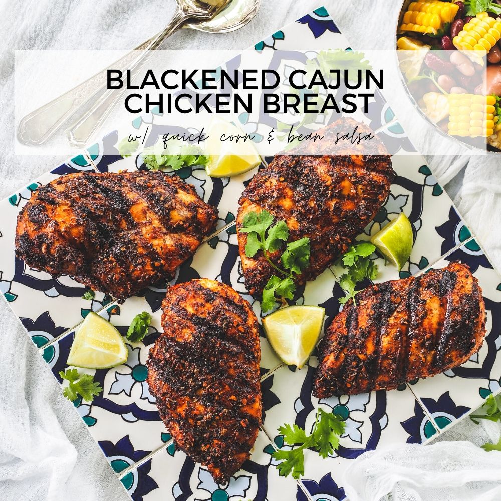 Blackened Cajun Chicken header image