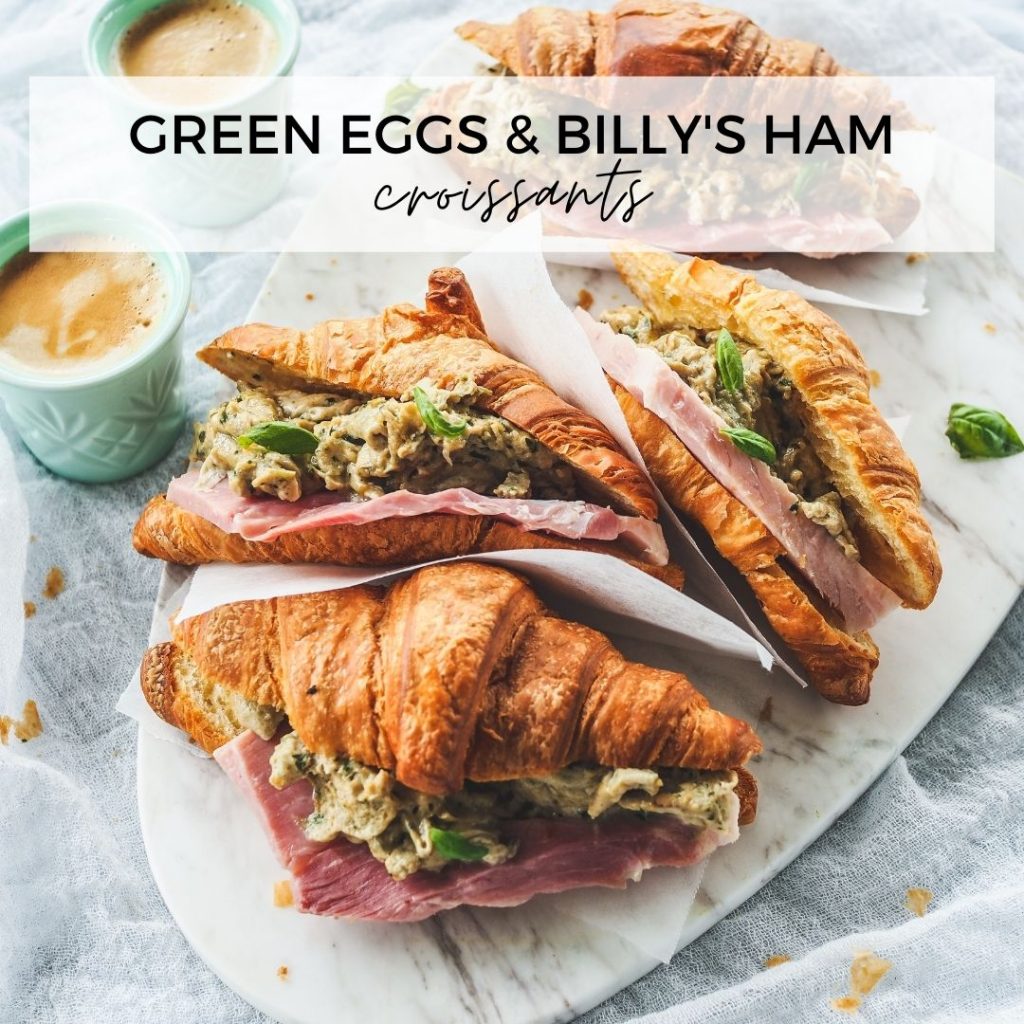 Green Eggs & Ham Croissants