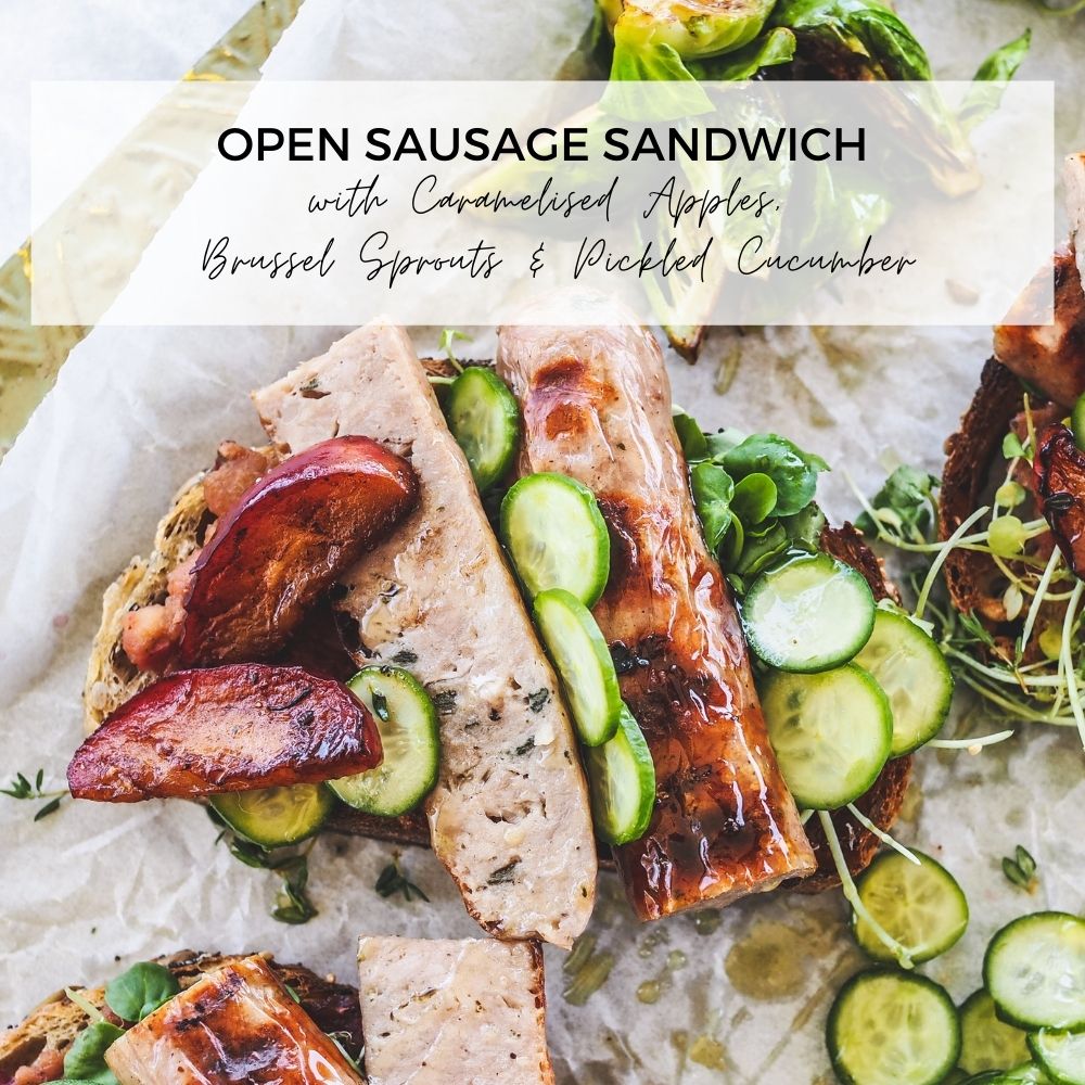 OPEN SAUSAGE SANDWICH