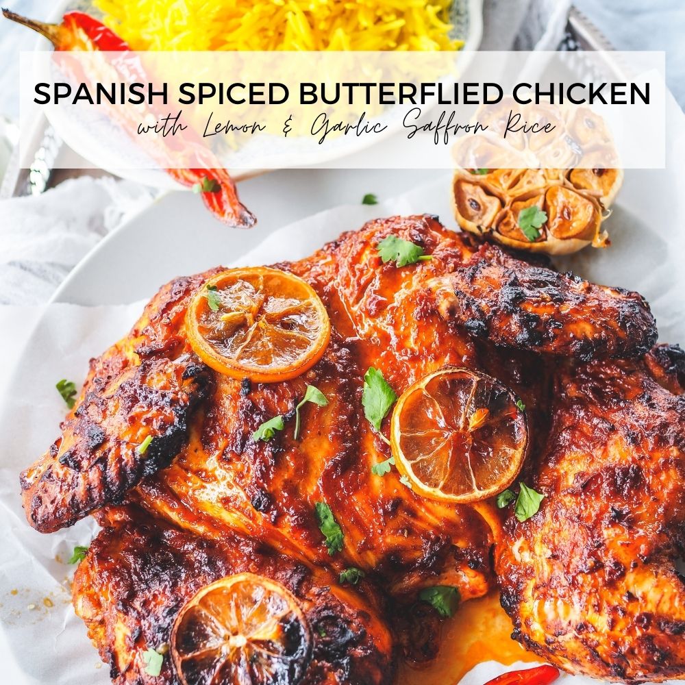 Spanish Spiced Butterflied Chicken