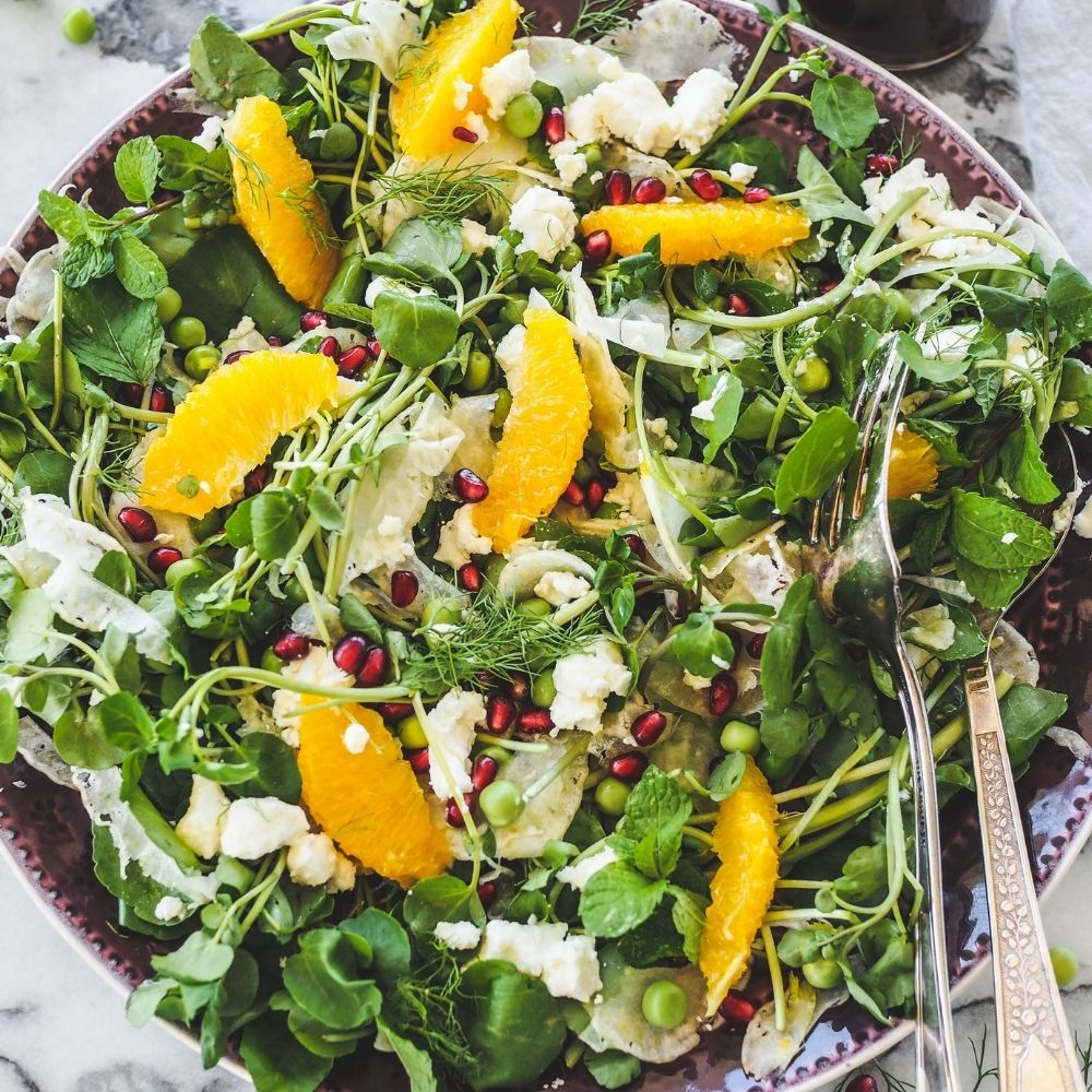 orange dressing for green salad