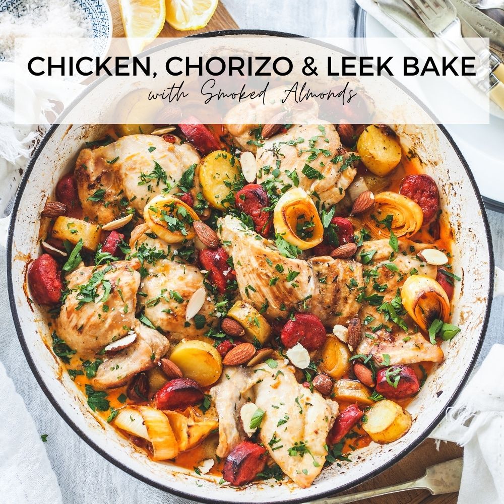 Chicken Chorizo & Leek Bake