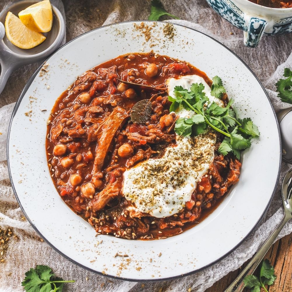 Harira Soup Moroccan Lamb, Tomato & Lentil Soup