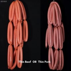 Thin BBQ Sausages - thin pork & thin beef