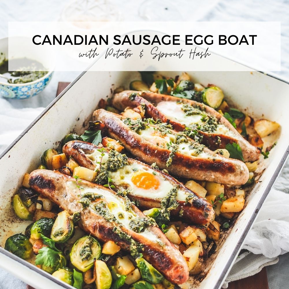 Canadian Sausage Egg Boat