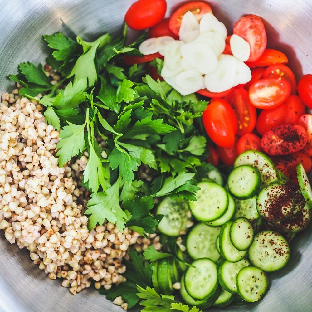 Chunky Buckwheat Tabbouleh