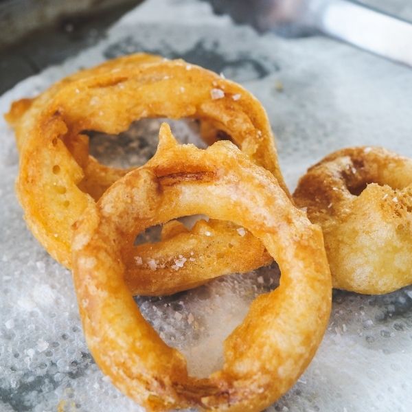 Slow Cooked Brisket with Beer Battered Onion Rings 4