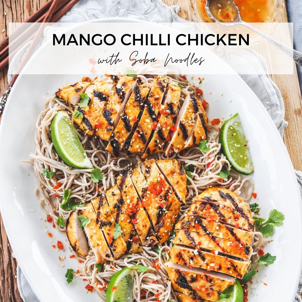 Mango Chilli Chicken with Soba Noodles