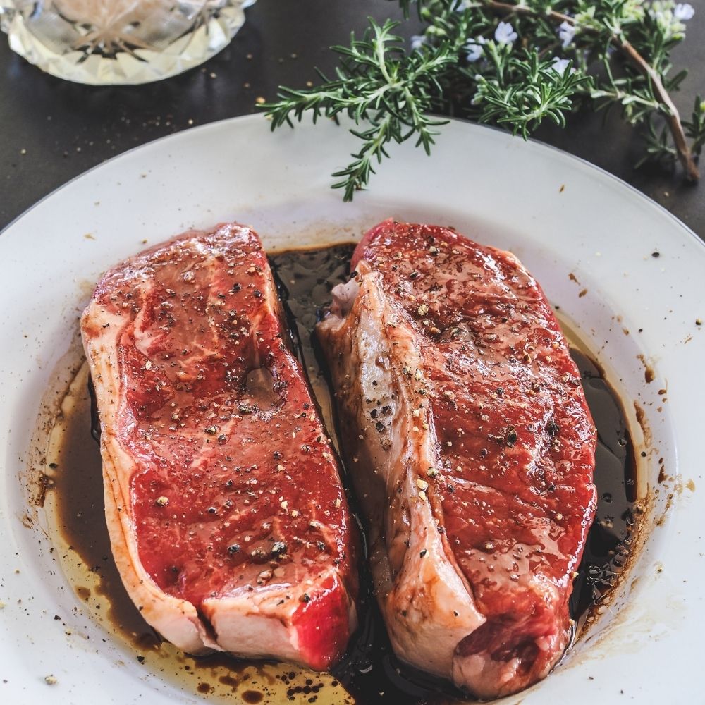 Sirloin Steak with Caper Salsa