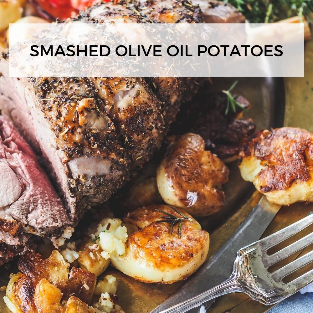 Smashed Olive Oil Potatoes