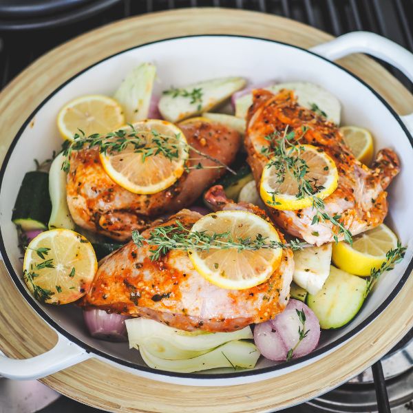 One Pan LEMON & GARLIC CHICKEN ROASTERS RAW