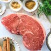 MOROCCAN WAGYU RUMP SKEWERS WITH CUCUMBER YOGHURT steak