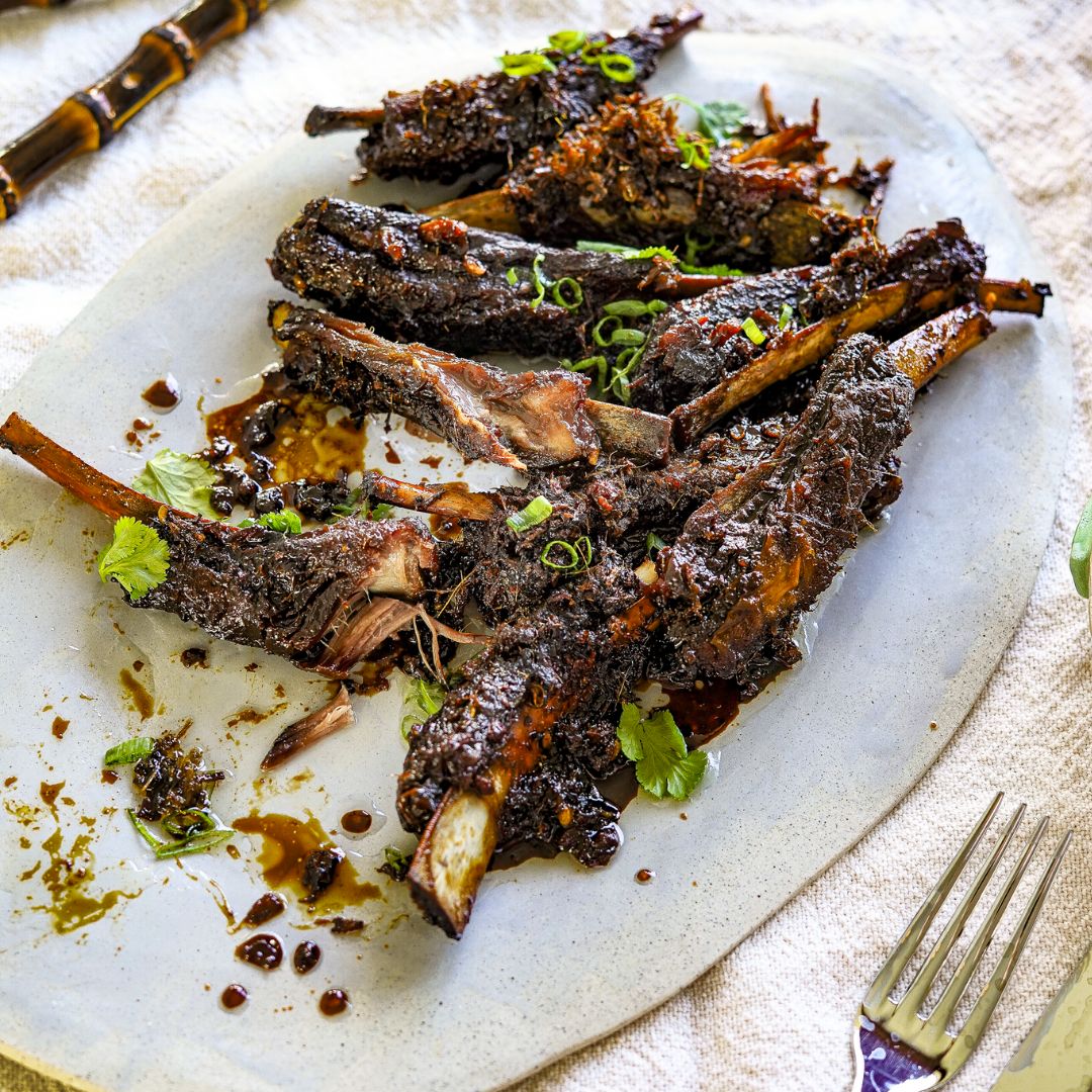 STICKY LEMONGRASS LAMB RIBS 1