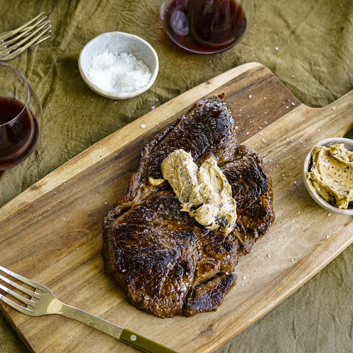 Wagyu Rump Steak with Kombu & Gochujang Butter 1