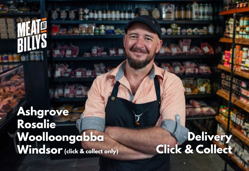 Billy Gibney in Meat at Billy's Ashgrove store.
