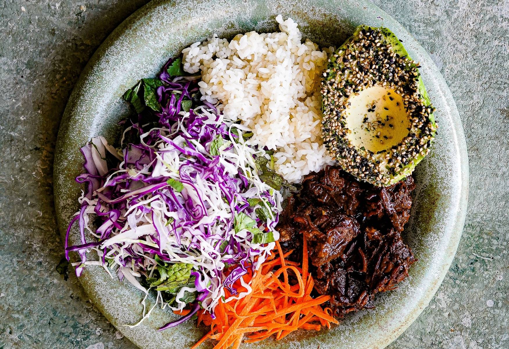 ASIAN BRAISED BEEF - bowl 2