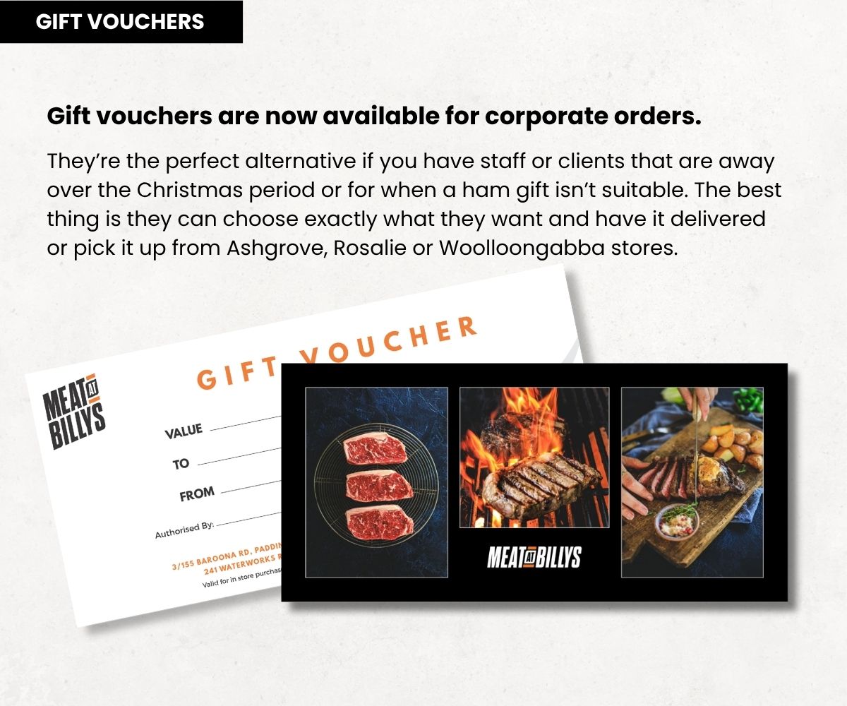 Meat at Billy's corporate Christmas gift voucher (1)